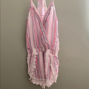 Red White & Blue Romper